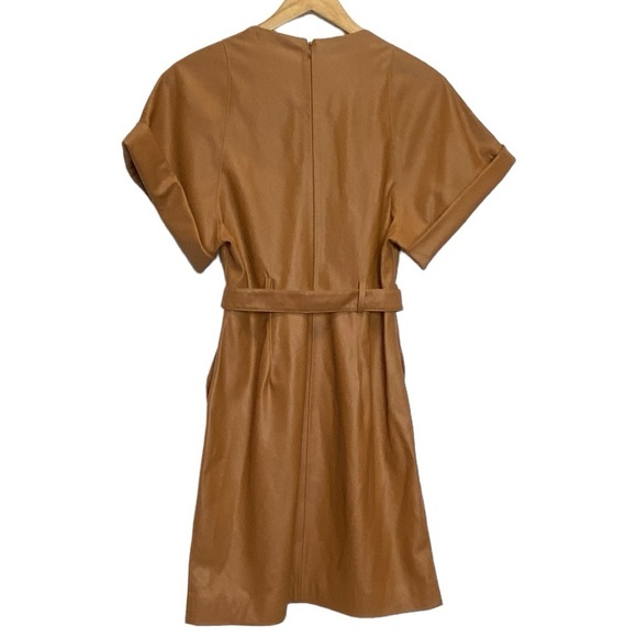 Pinko belted faux leather dress - Picture 4 of 13